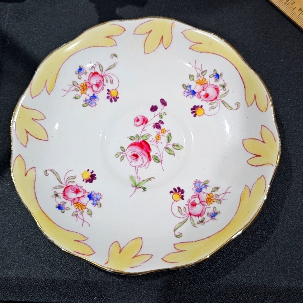 Royal Albert "Yellow Bells" Crown China Made in England - Saucer Replacement